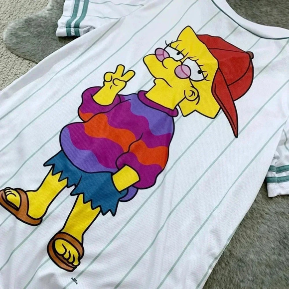 Lisa Simpson Baseball Jersey - Picture 6 of 11